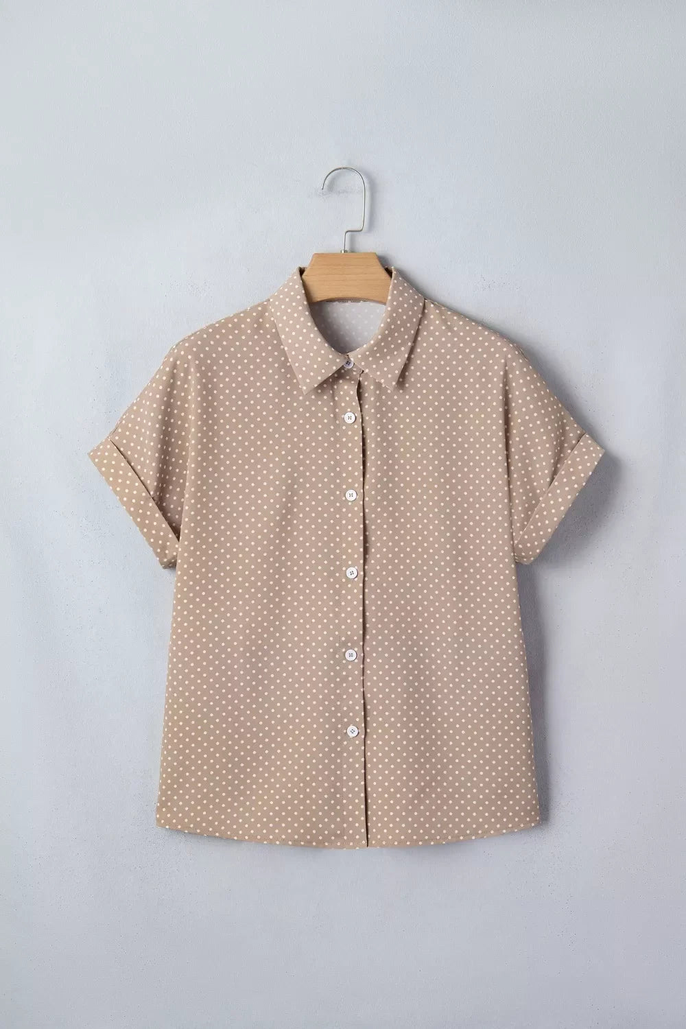 Polka Dot Print Short Sleeve Shirt product image 8