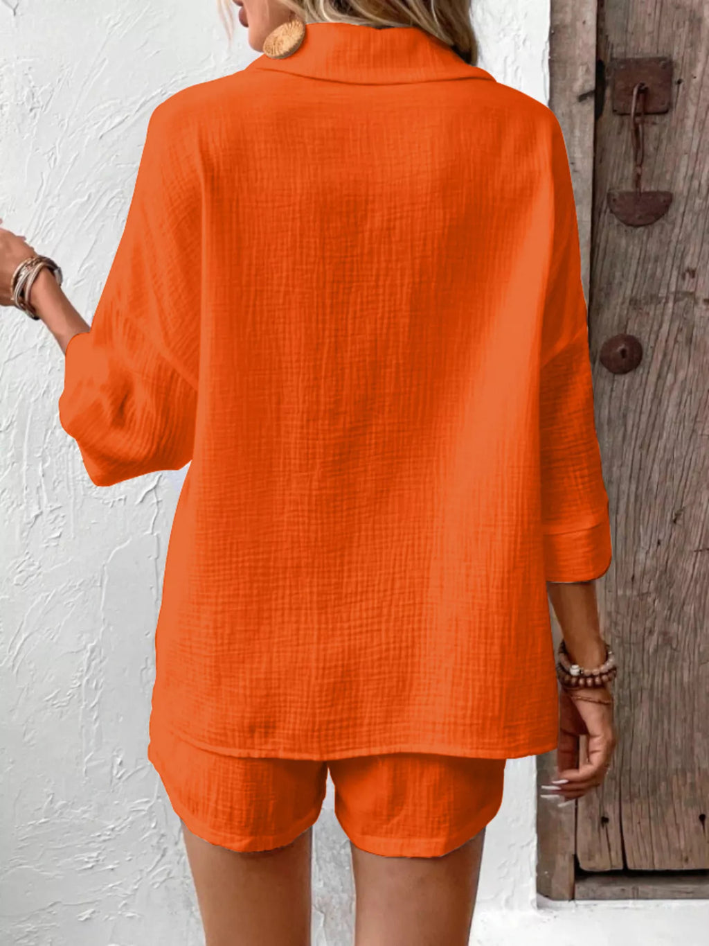 Button Detail Top and Shorts Set product image 21