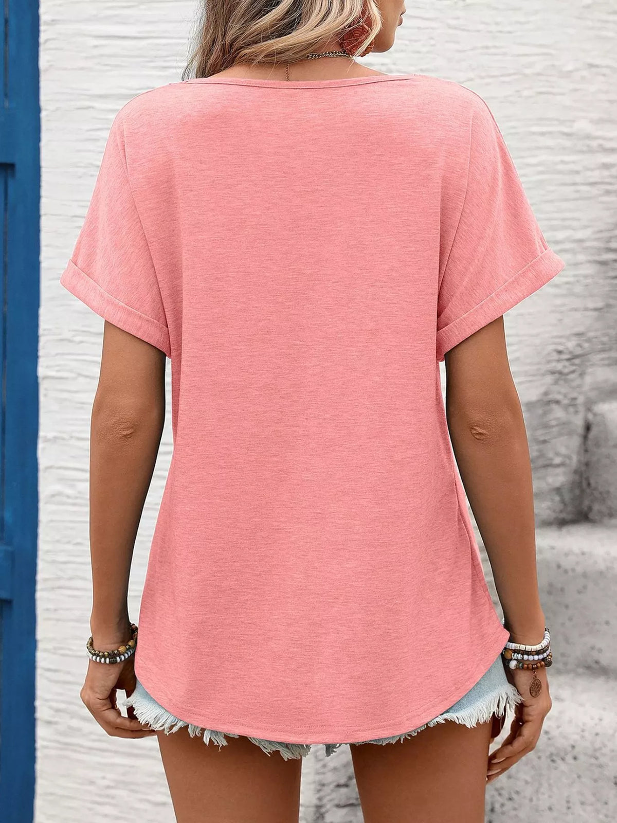 Lace Trim Short Sleeve T-Shirt product image 34