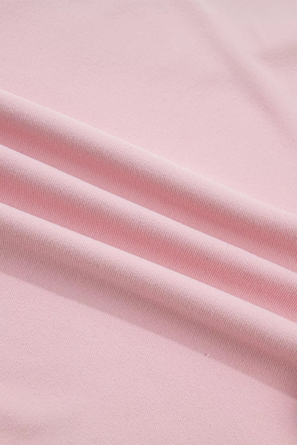 Solid Color Bow Textured Patchwork Long Sleeve Tee product image 9