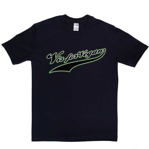 V is For Vegan - Baseball Style T Shirt product image 6