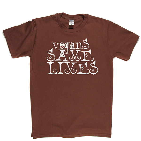 Vegans Save Lives T Shirt product image 5