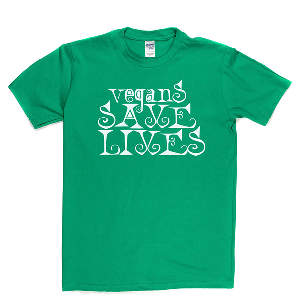 Vegans Save Lives T Shirt product image 12