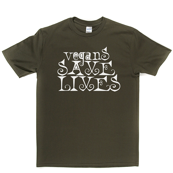 Vegans Save Lives T Shirt product image 8