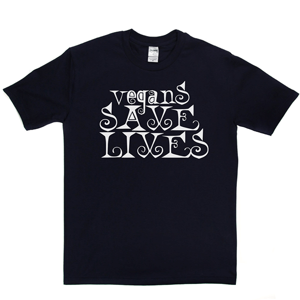 Vegans Save Lives T Shirt product image 2