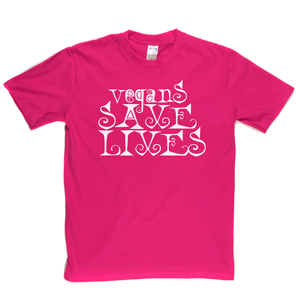 Vegans Save Lives T Shirt product image 4