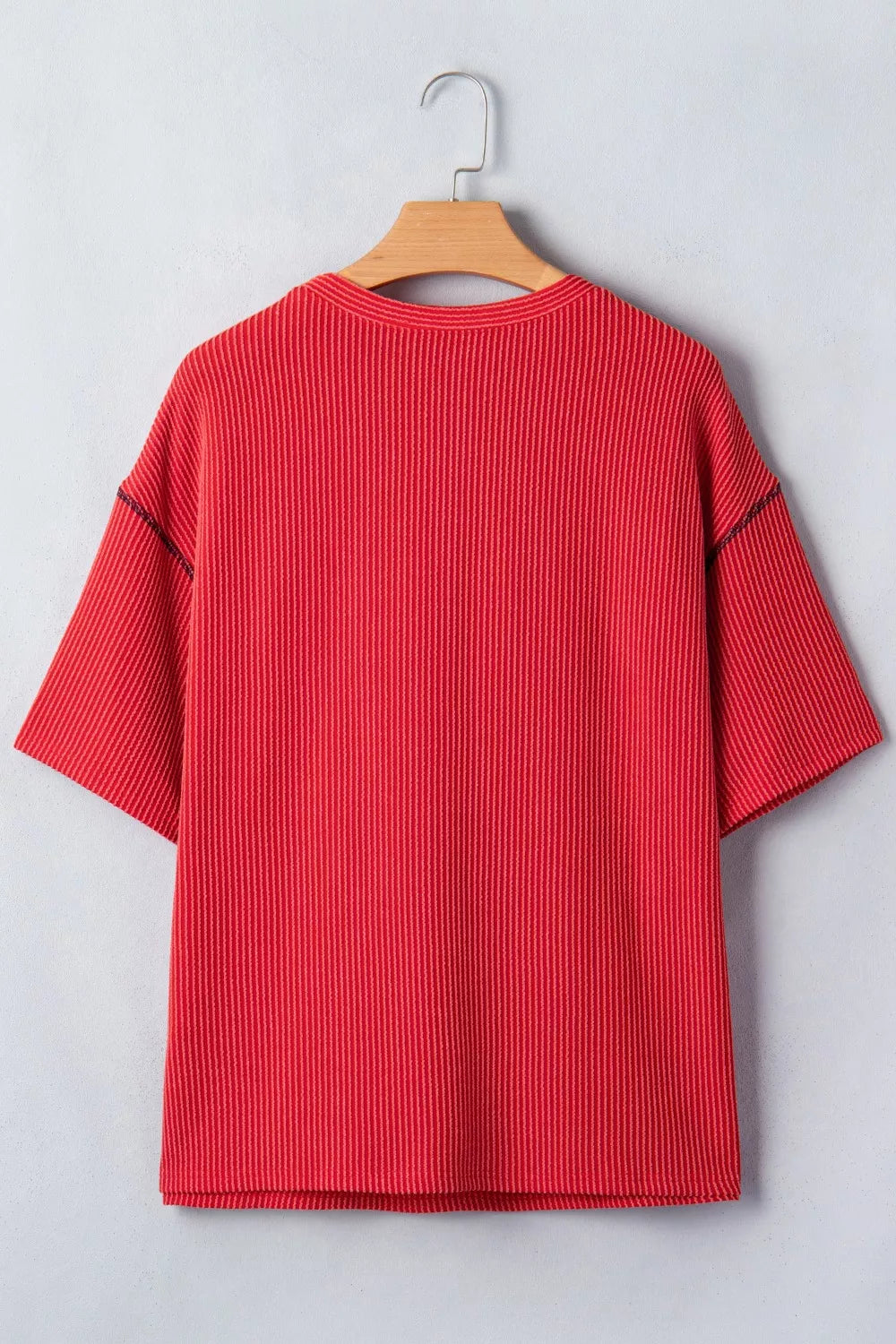 Twisted Rib Vintage USA Letter Printed T Shirt product image 4