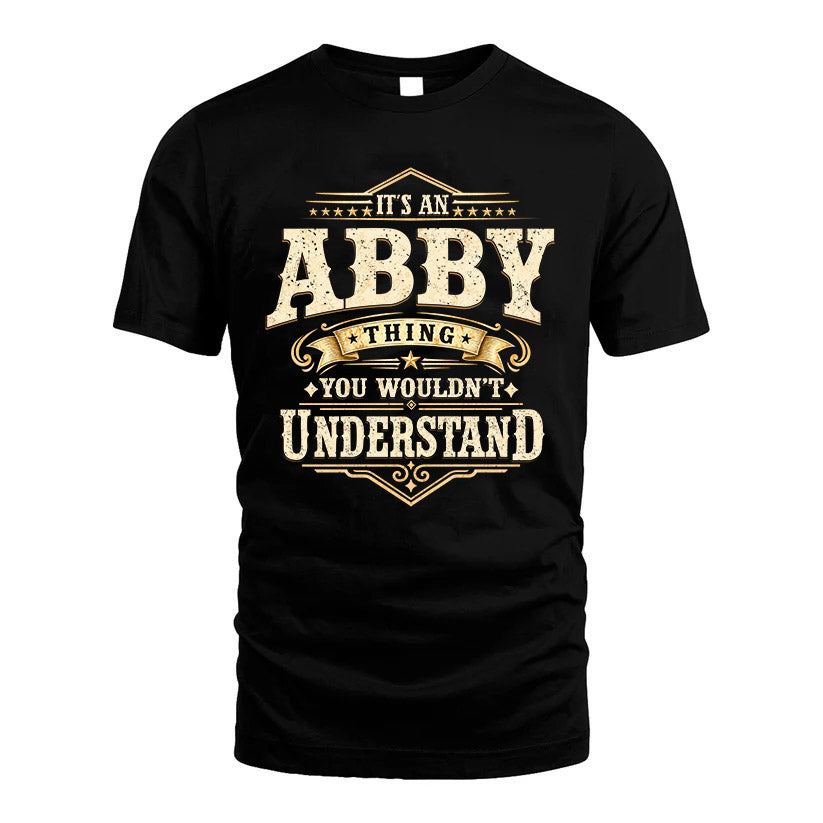ABBY HH-F009–Personalized Name Quote Apparel “It’s an Thing product image 1