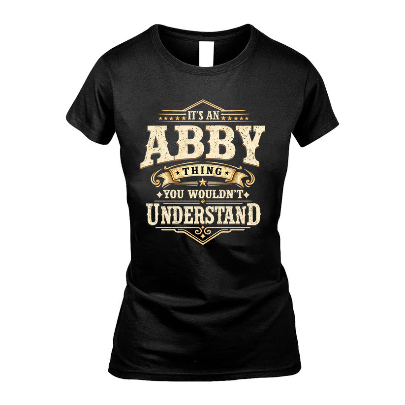 ABBY HH-F009–Personalized Name Quote Apparel “It’s an Thing product image 5