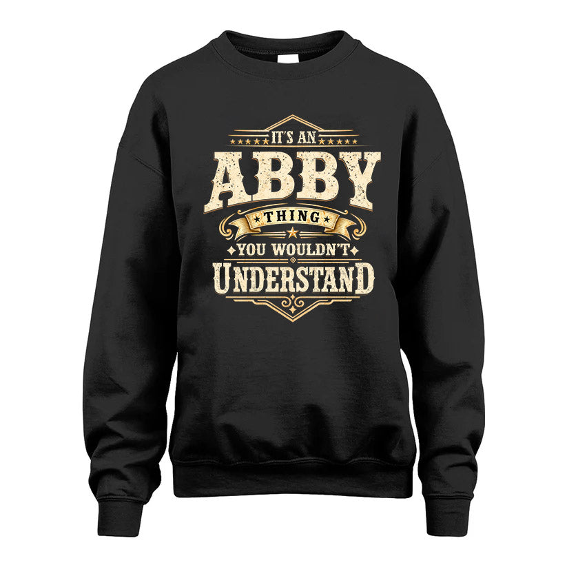 ABBY HH-F009–Personalized Name Quote Apparel “It’s an Thing product image 3