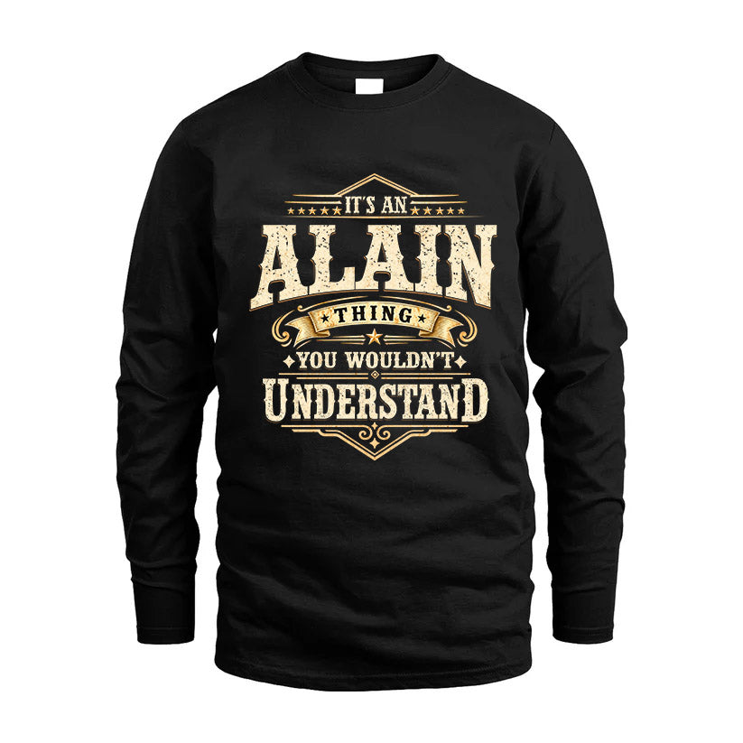 ALAIN HH-F009–Personalized Name Quote Apparel “It’s an product image 4