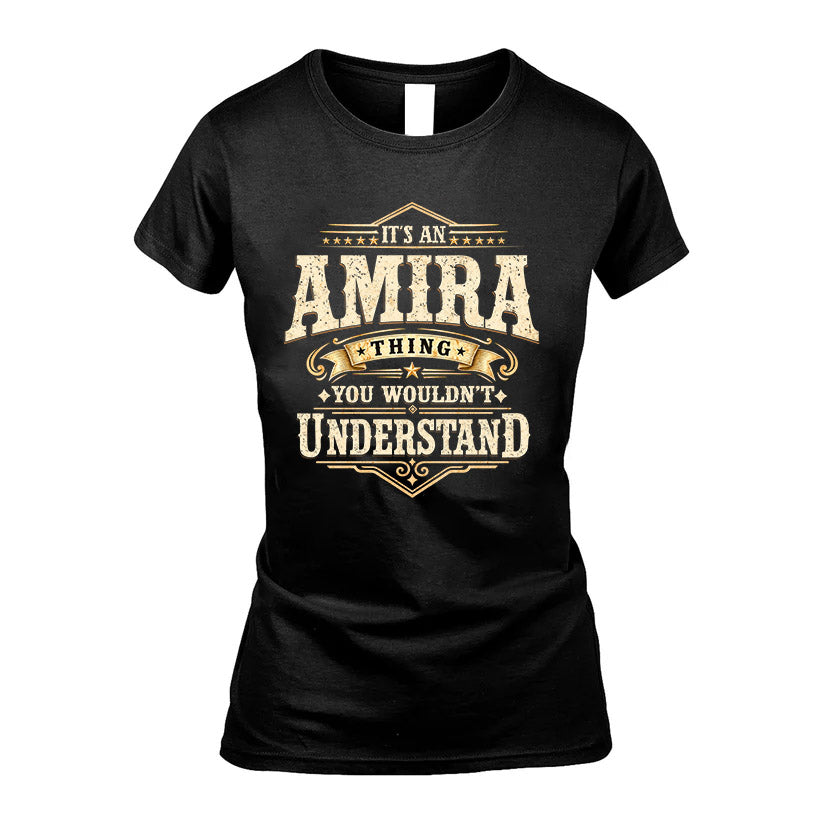 AMIRA HH-F009–Personalized Name Quote Apparel “It’s an product image 5