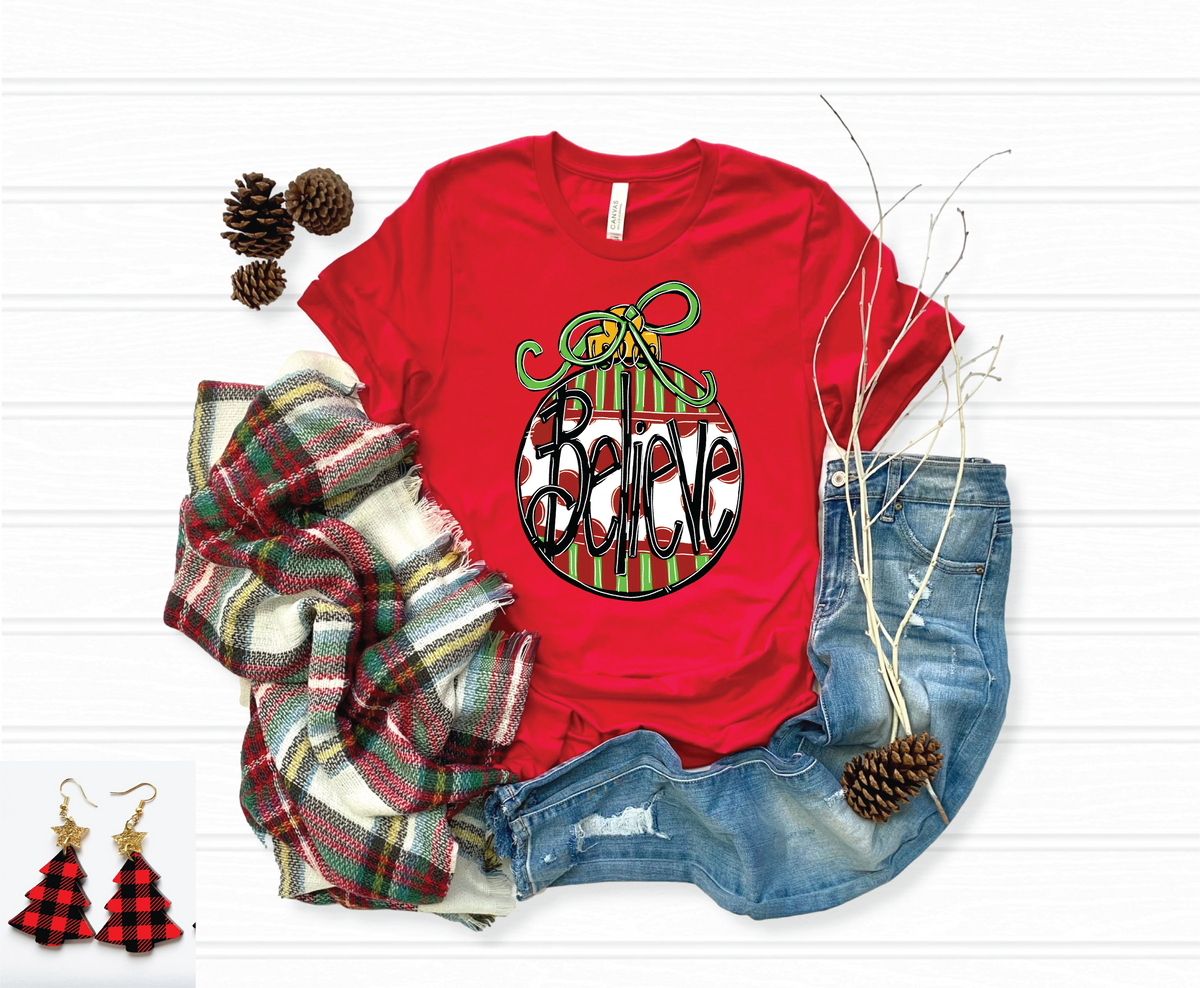 Believe Ornament Tee product image 1