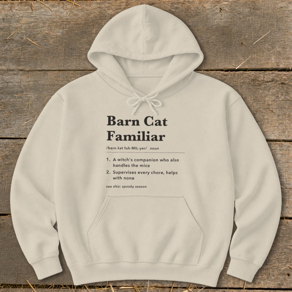 Barn Cat Familiar Definition Hoodie product image 2
