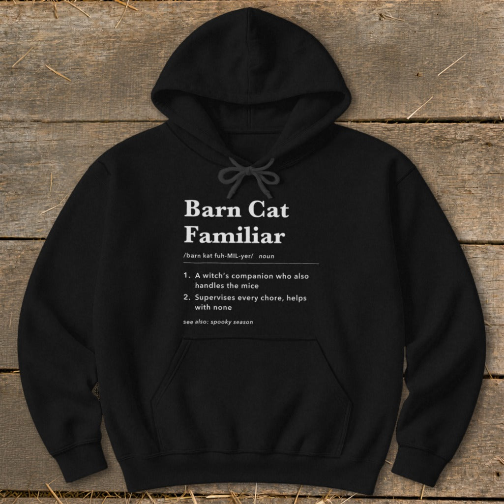 Barn Cat Familiar Definition Hoodie product image 4