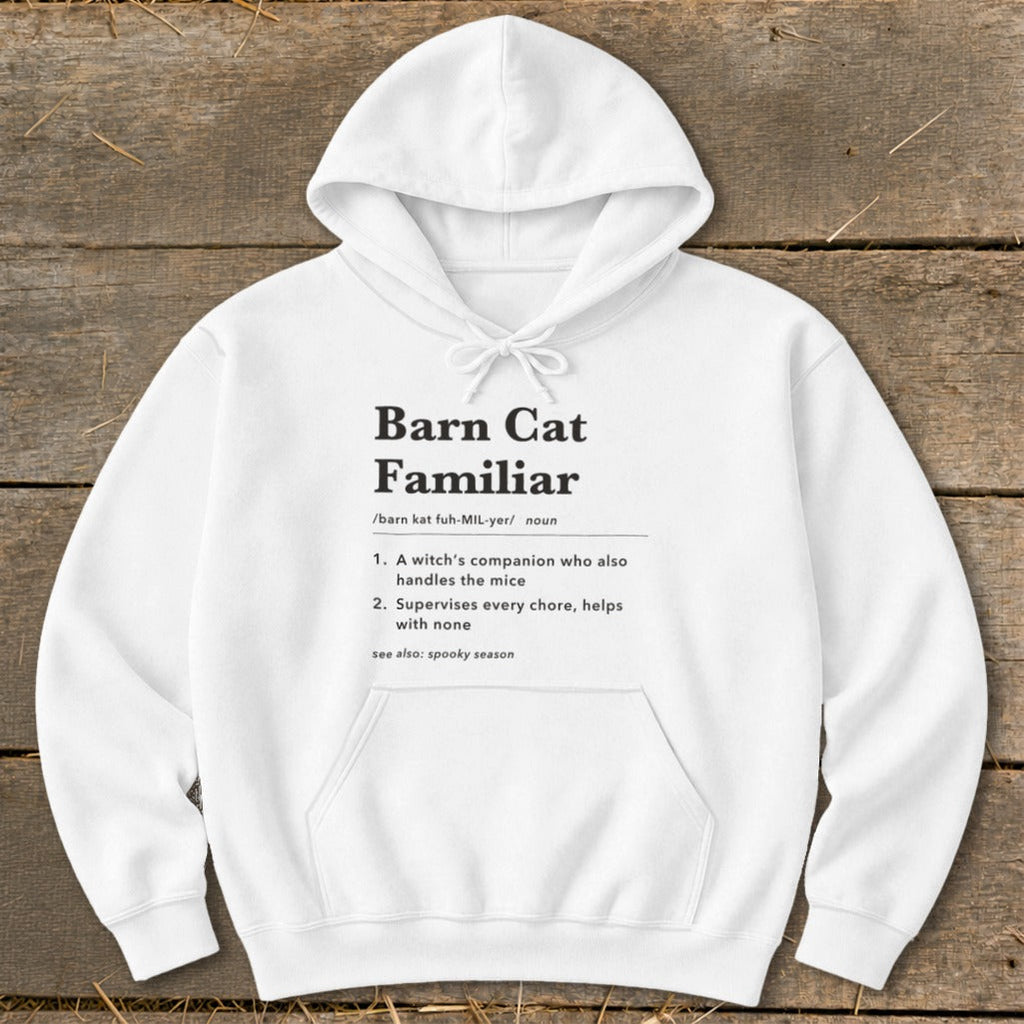 Barn Cat Familiar Definition Hoodie product image 7