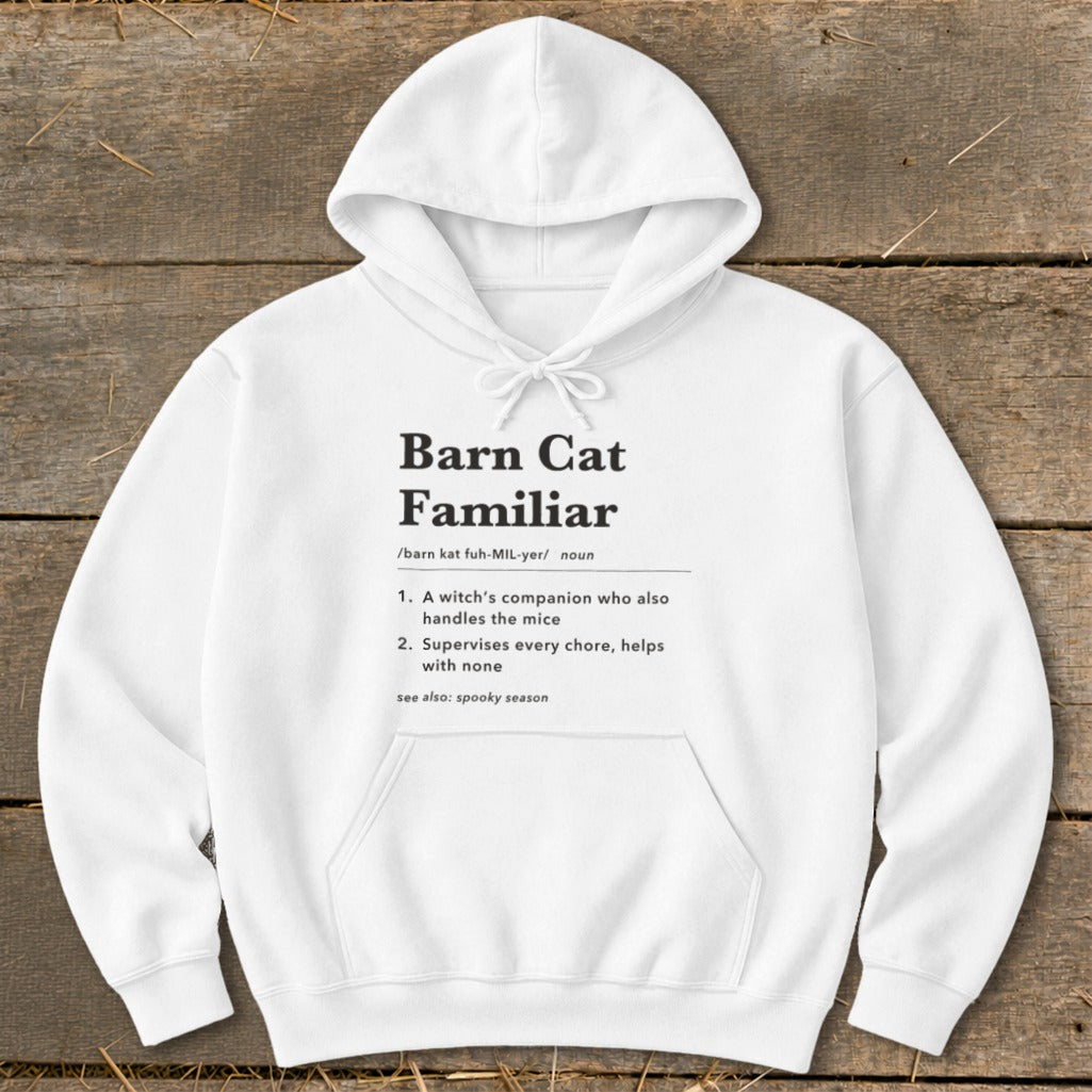 Barn Cat Familiar Definition Hoodie product image 7