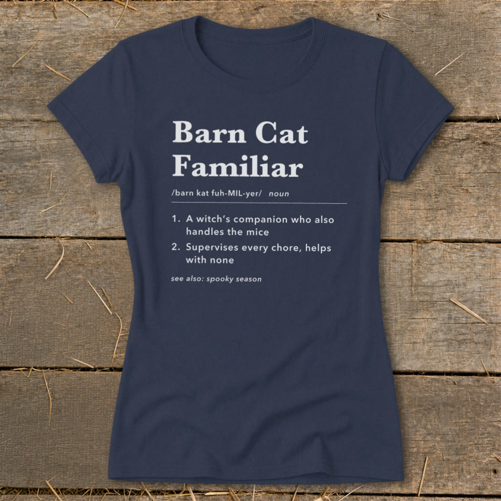 Barn Cat Familiar Definition Ladies Tee product image 3
