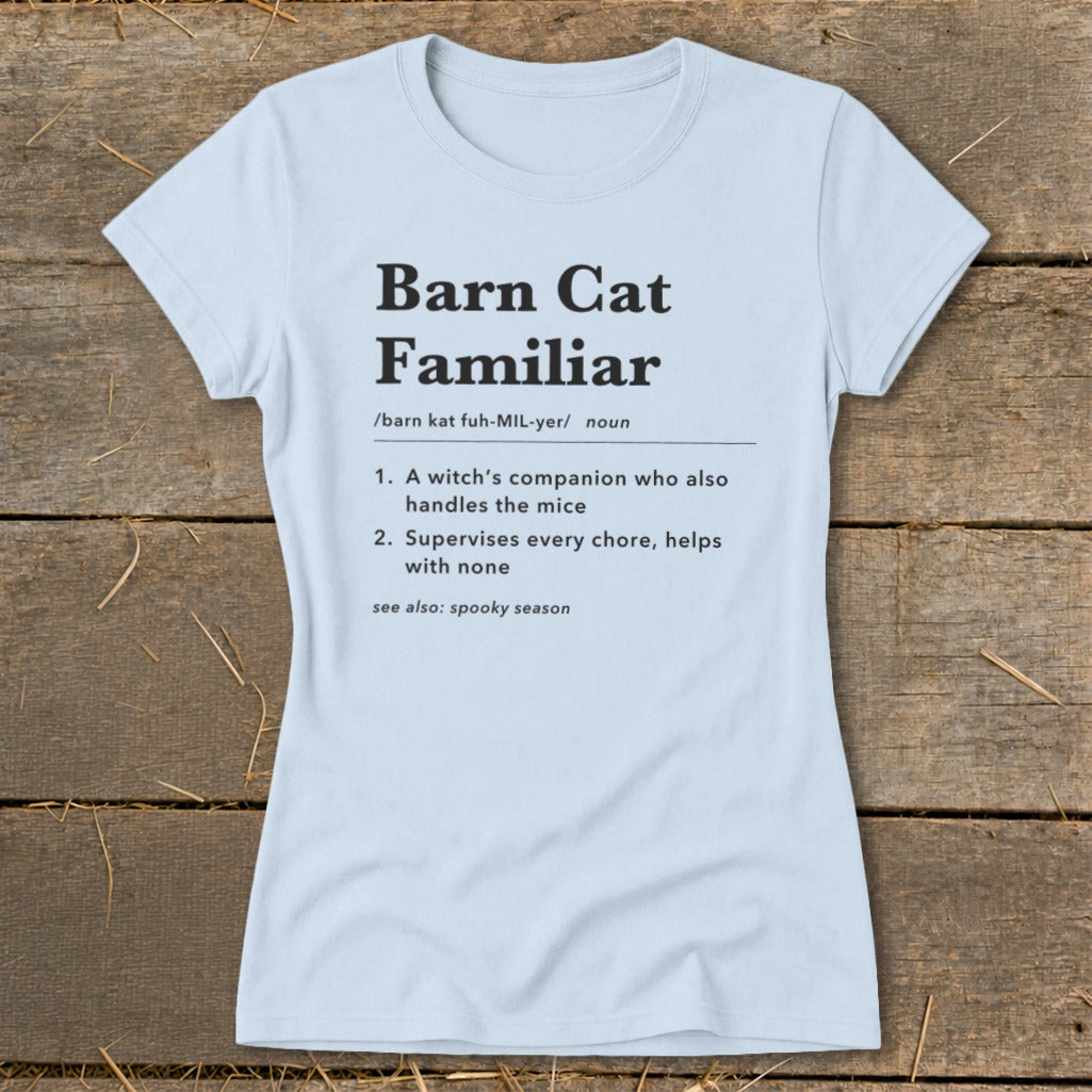 Barn Cat Familiar Definition Ladies Tee product image 5