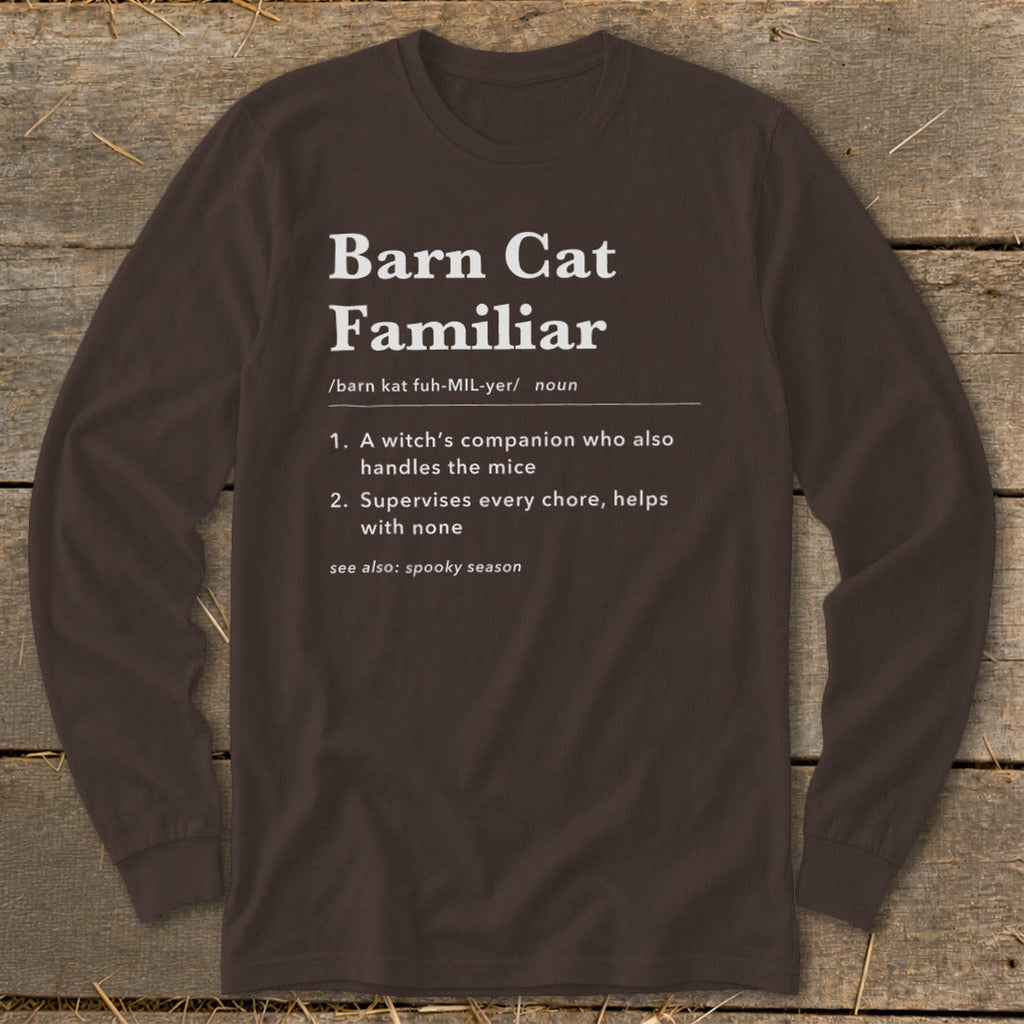 Barn Cat Familiar Definition Long Sleeve Tee product image 10