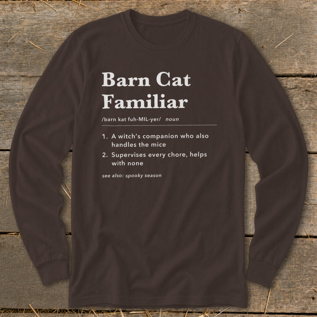 Barn Cat Familiar Definition Long Sleeve Tee product image 10