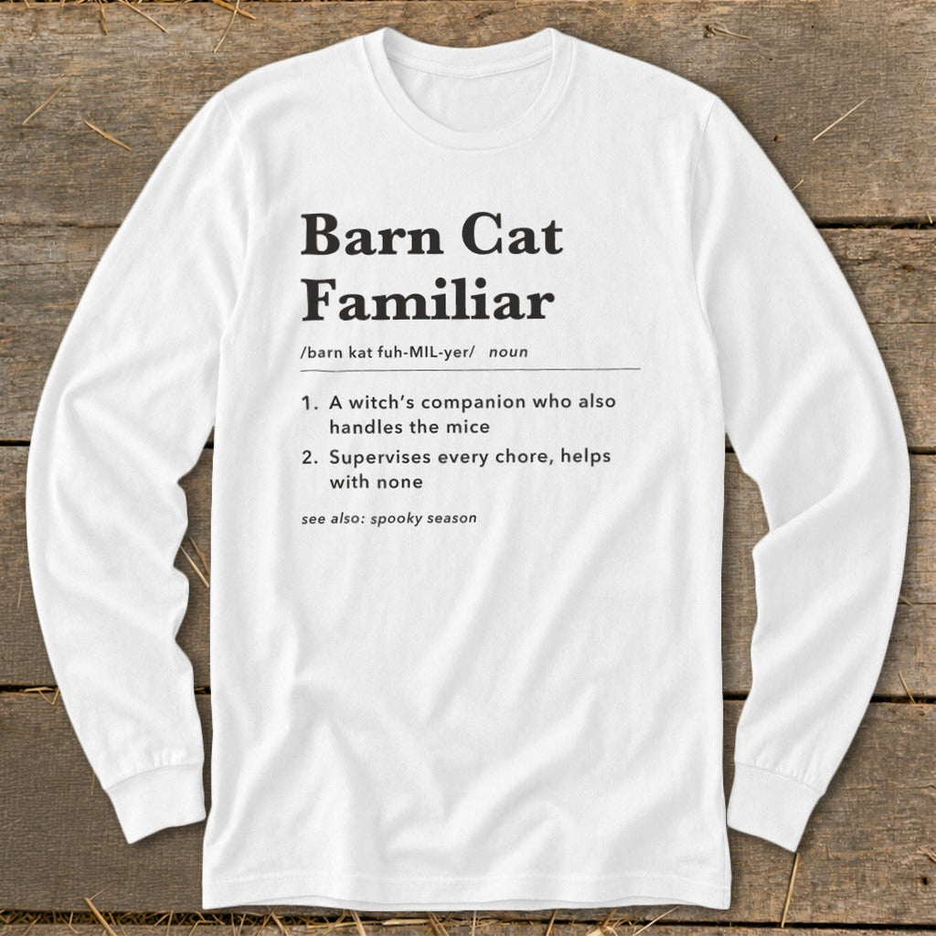 Barn Cat Familiar Definition Long Sleeve Tee product image 7