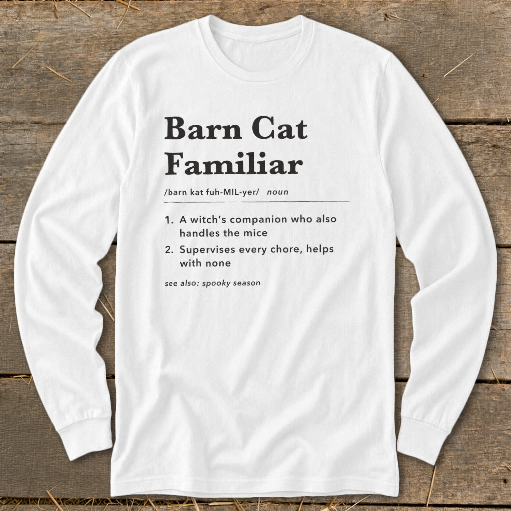 Barn Cat Familiar Definition Long Sleeve Tee product image 7
