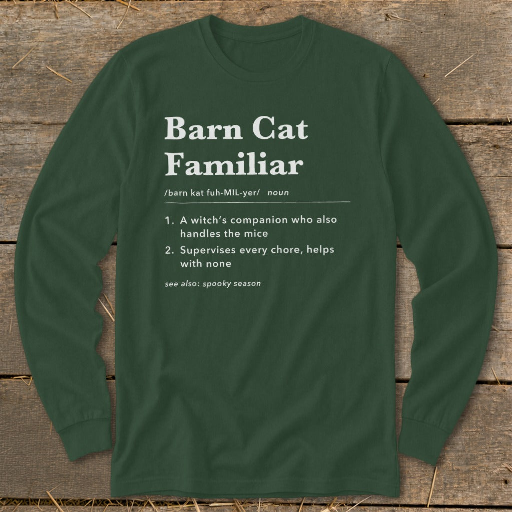 Barn Cat Familiar Definition Long Sleeve Tee product image 1