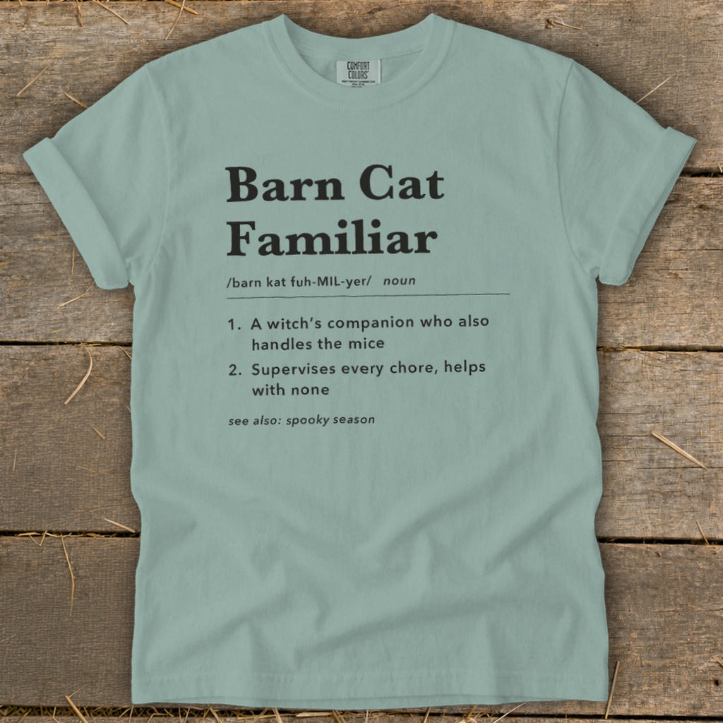Barn Cat Familiar Definition Signature Tee product image 8