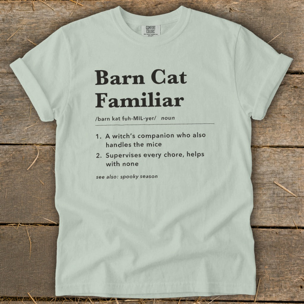 Barn Cat Familiar Definition Signature Tee product image 9