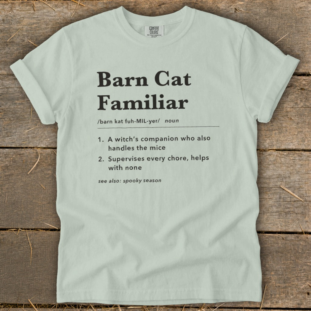 Barn Cat Familiar Definition Signature Tee product image 9