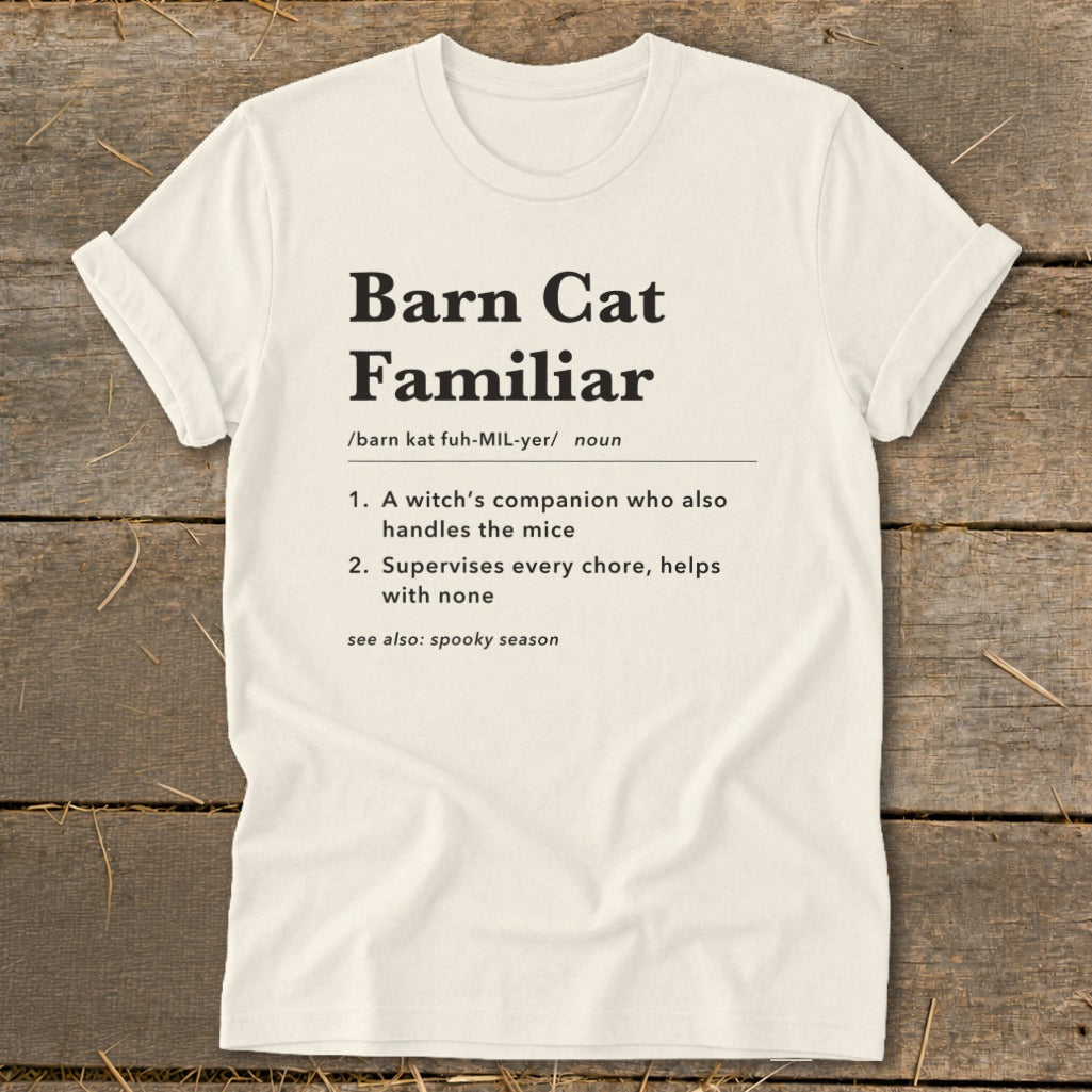 Barn Cat Familiar Definition Softstyle Tee product image 2