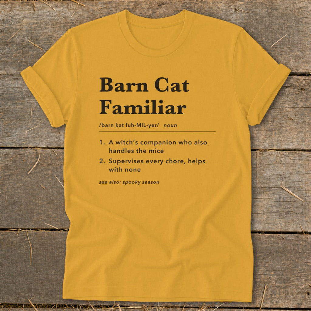 Barn Cat Familiar Definition Softstyle Tee product image 3