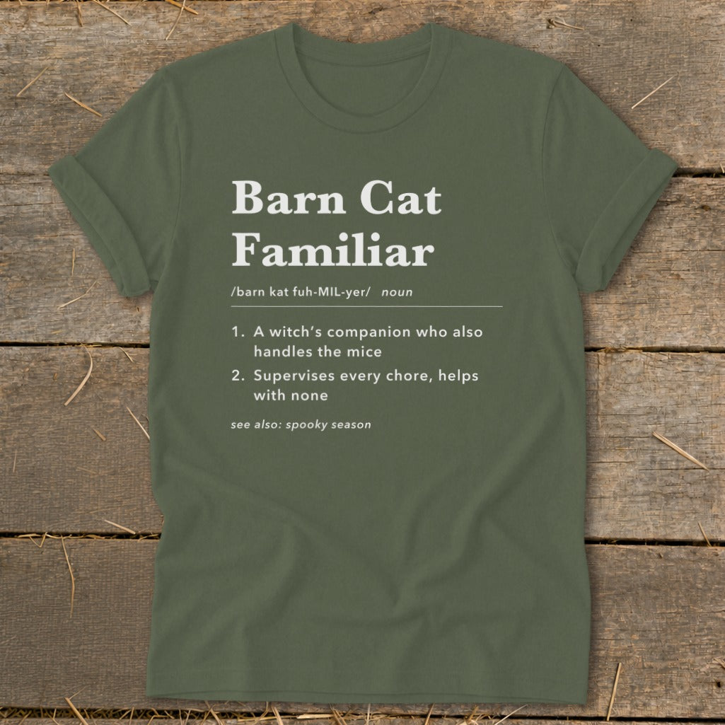 Barn Cat Familiar Definition Softstyle Tee product image 5