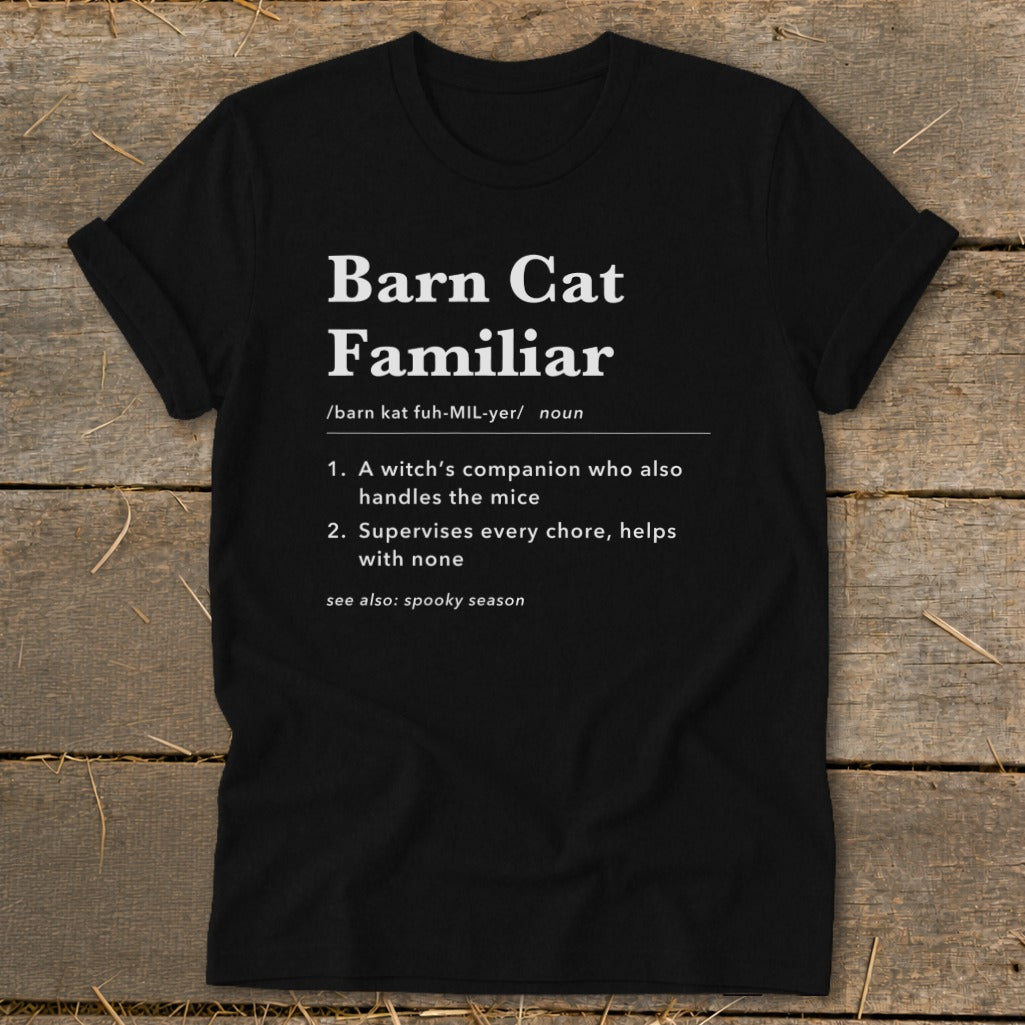 Barn Cat Familiar Definition Softstyle Tee product image 6