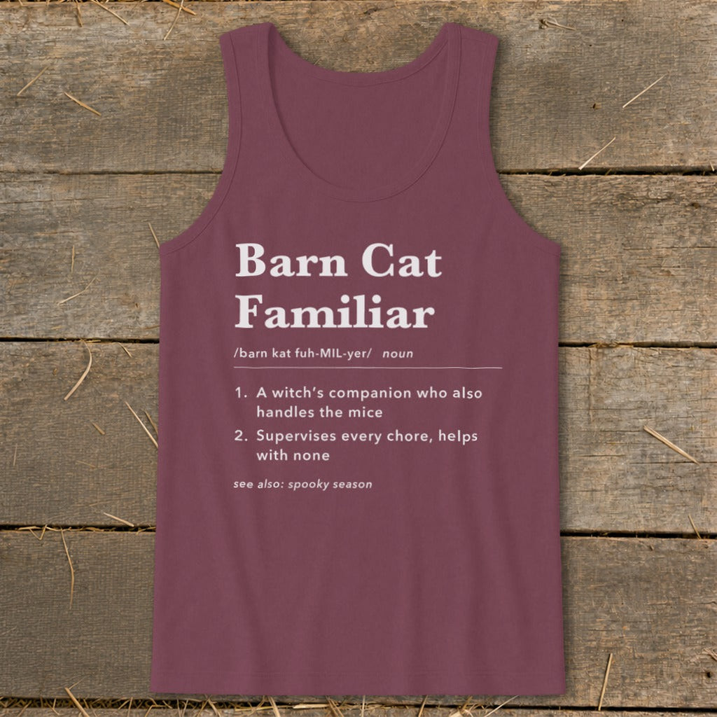 Barn Cat Familiar Definition Tank Top