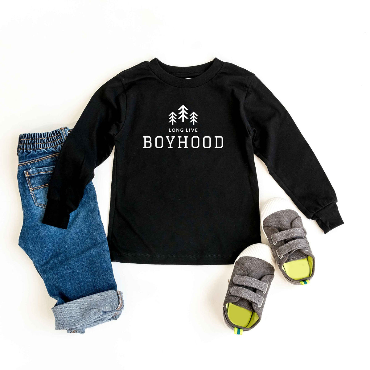 Long Live Boyhood | Youth Graphic Sleeve Tee product image 1
