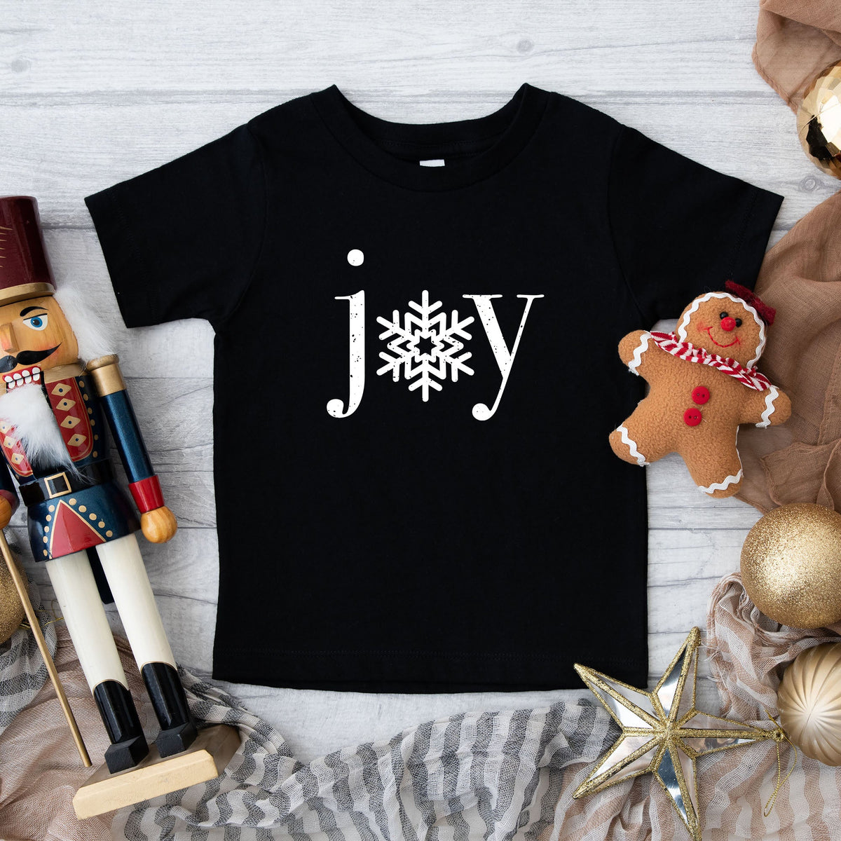 Joy Snowflake | Youth Graphic Short Sleeve Tee product image 1
