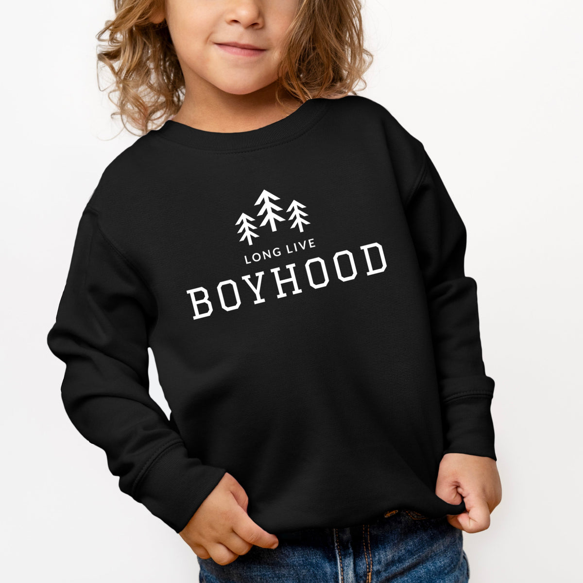Long Live Boyhood | Toddler Graphic Sweatshirt product image 1