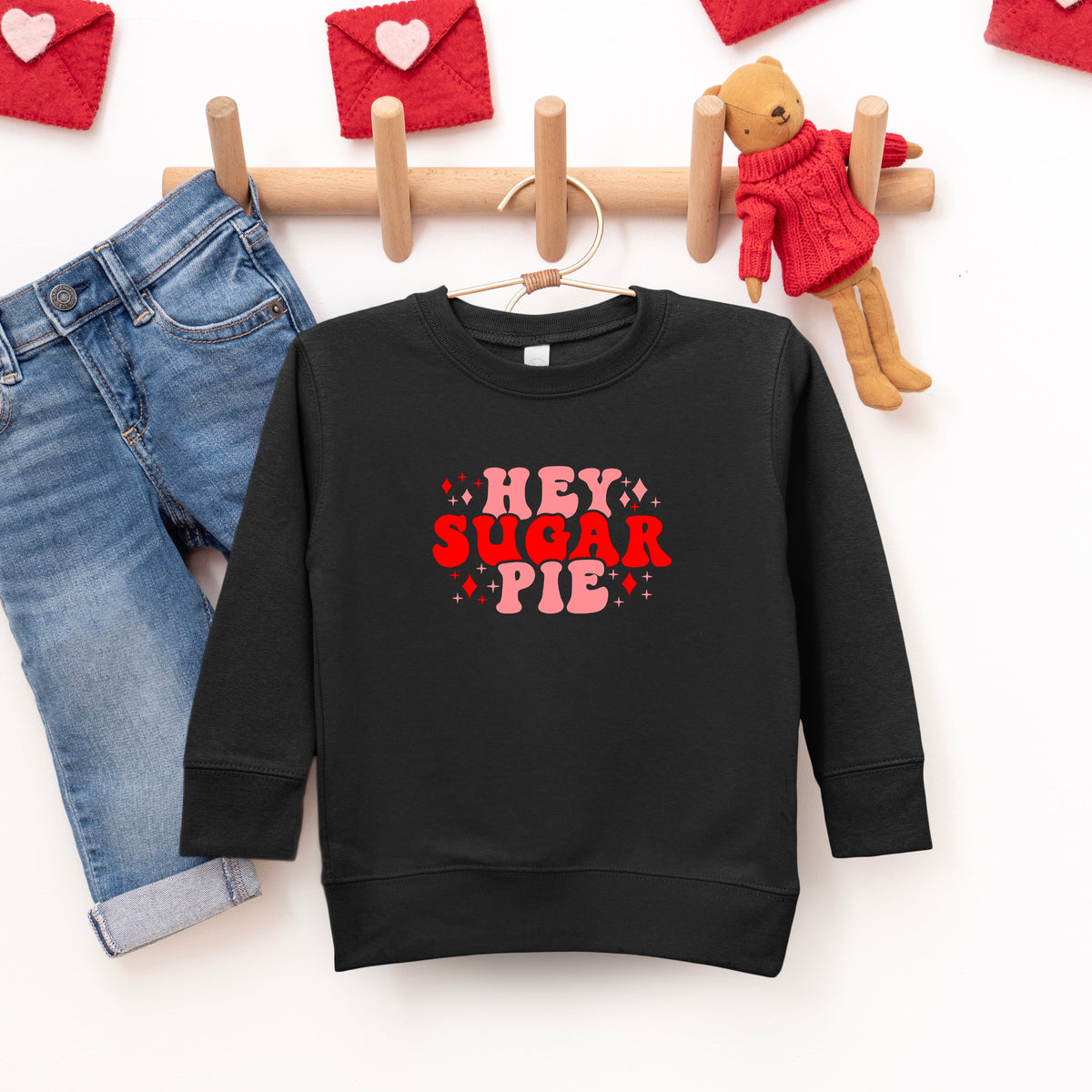 Hey Sugar Pie Stars | Youth Ultra-Soft Graphic Sweatshirt product image 2