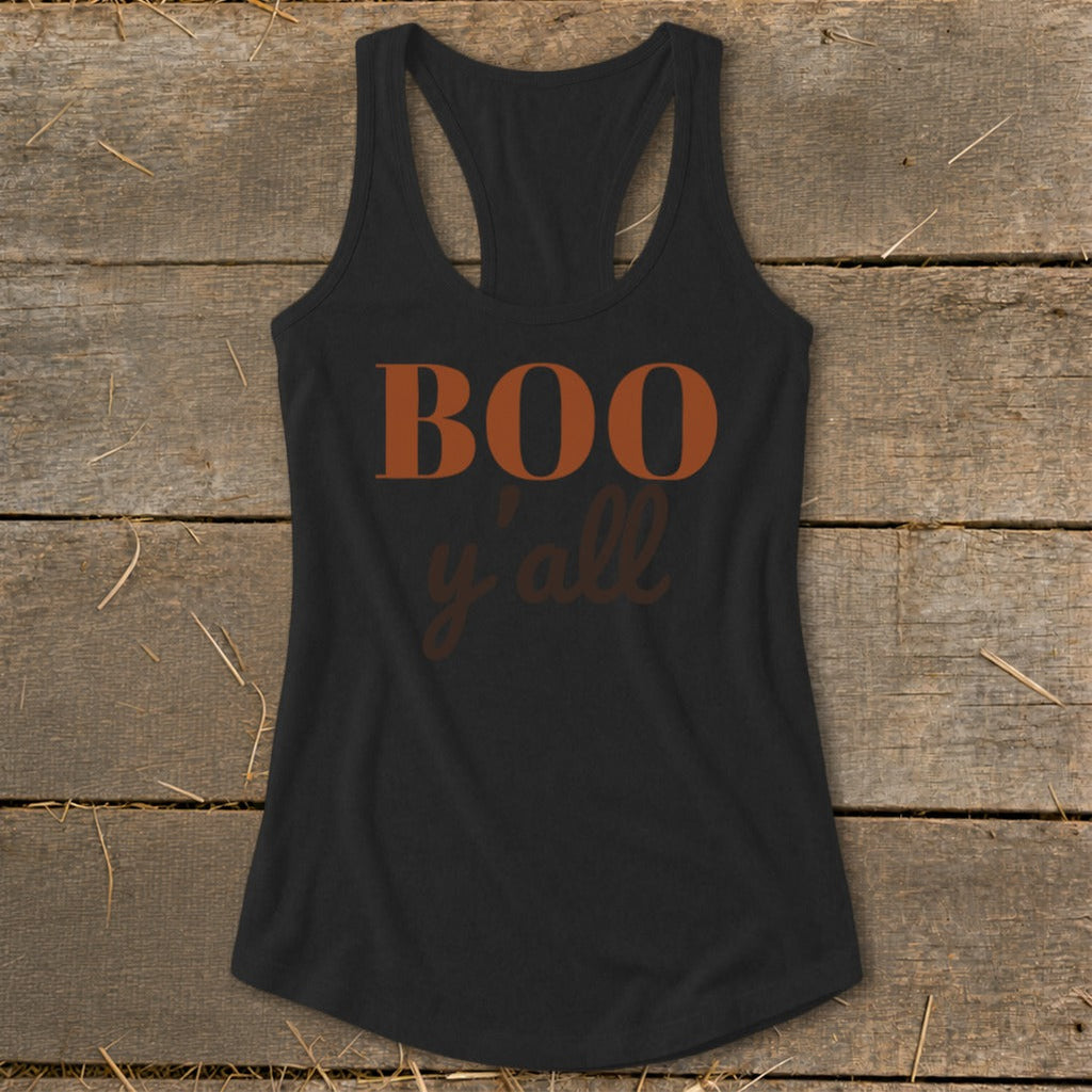 Boo Y'all Racerback Tank