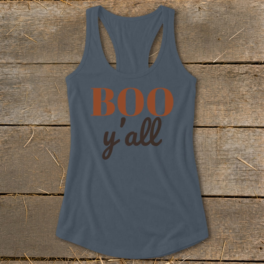 Boo Y'all Racerback Tank