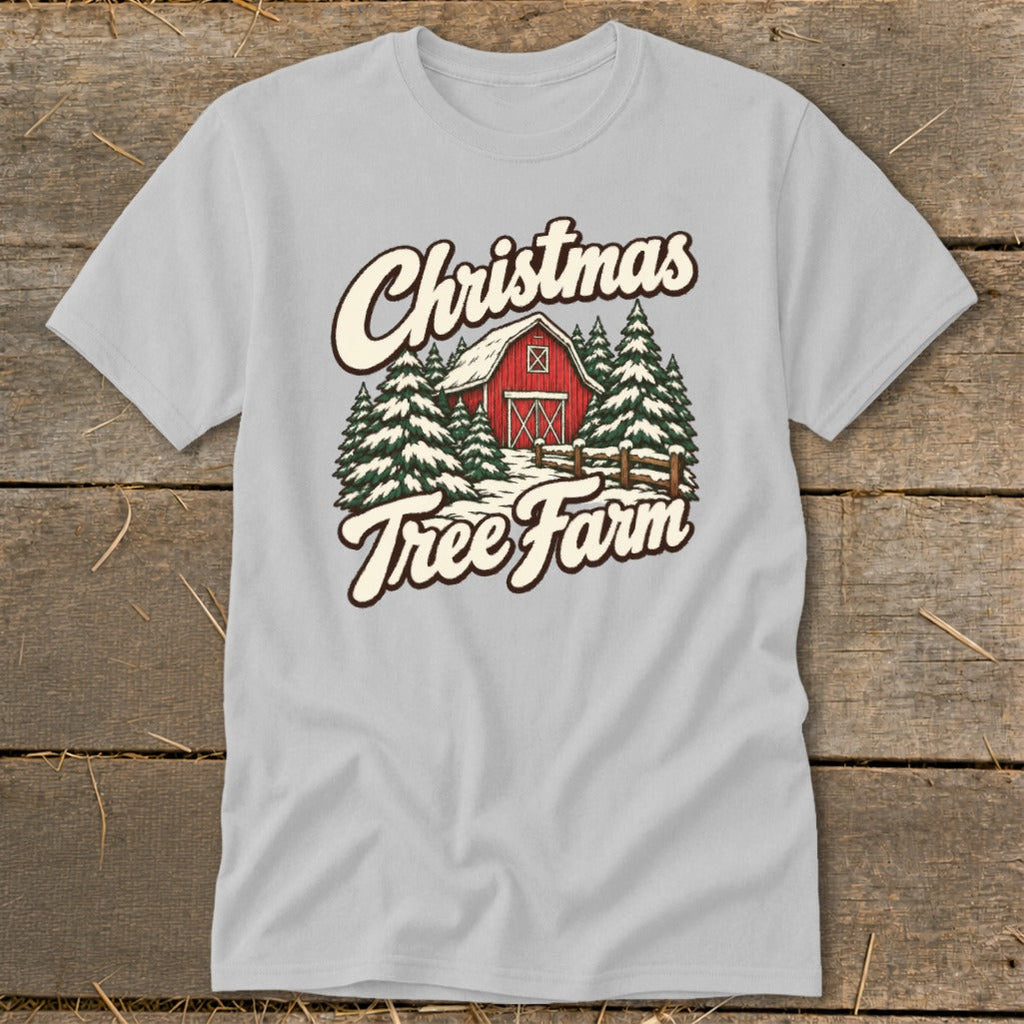 Christmas Tree Farm Barn Classic Tee product image 2