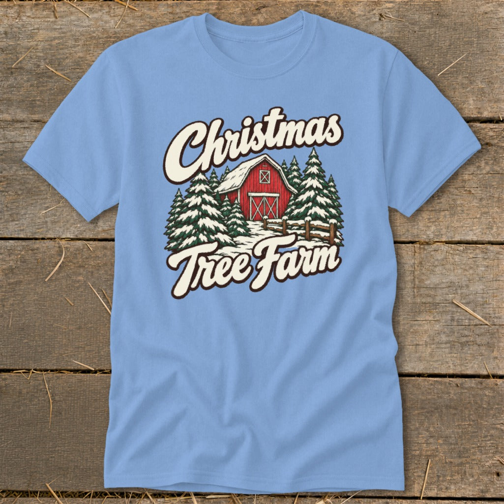Christmas Tree Farm Barn Classic Tee product image 8