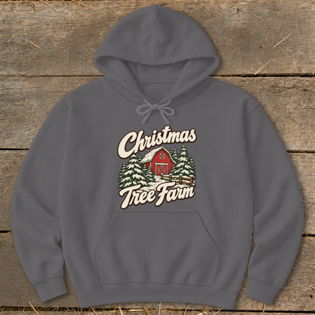 Christmas Tree Farm Barn Hoodie product image 4