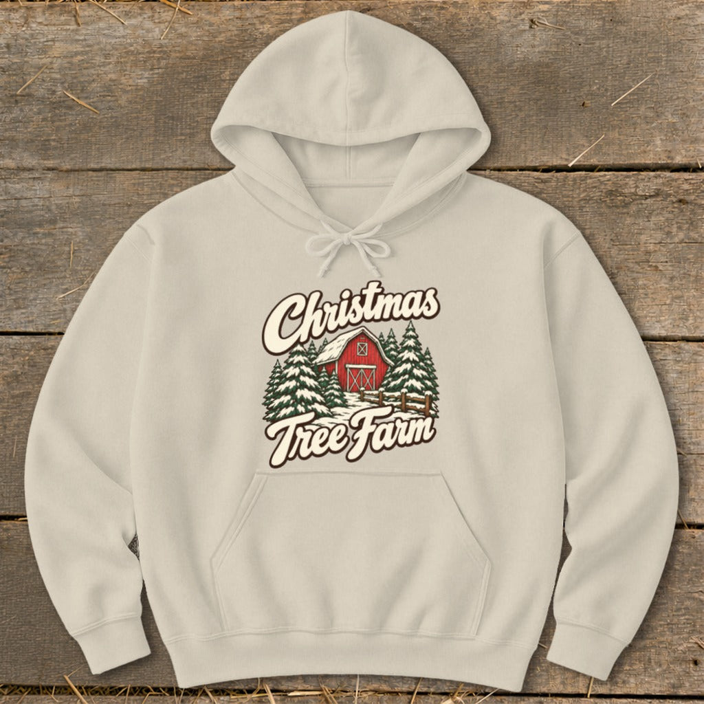 Christmas Tree Farm Barn Hoodie product image 6