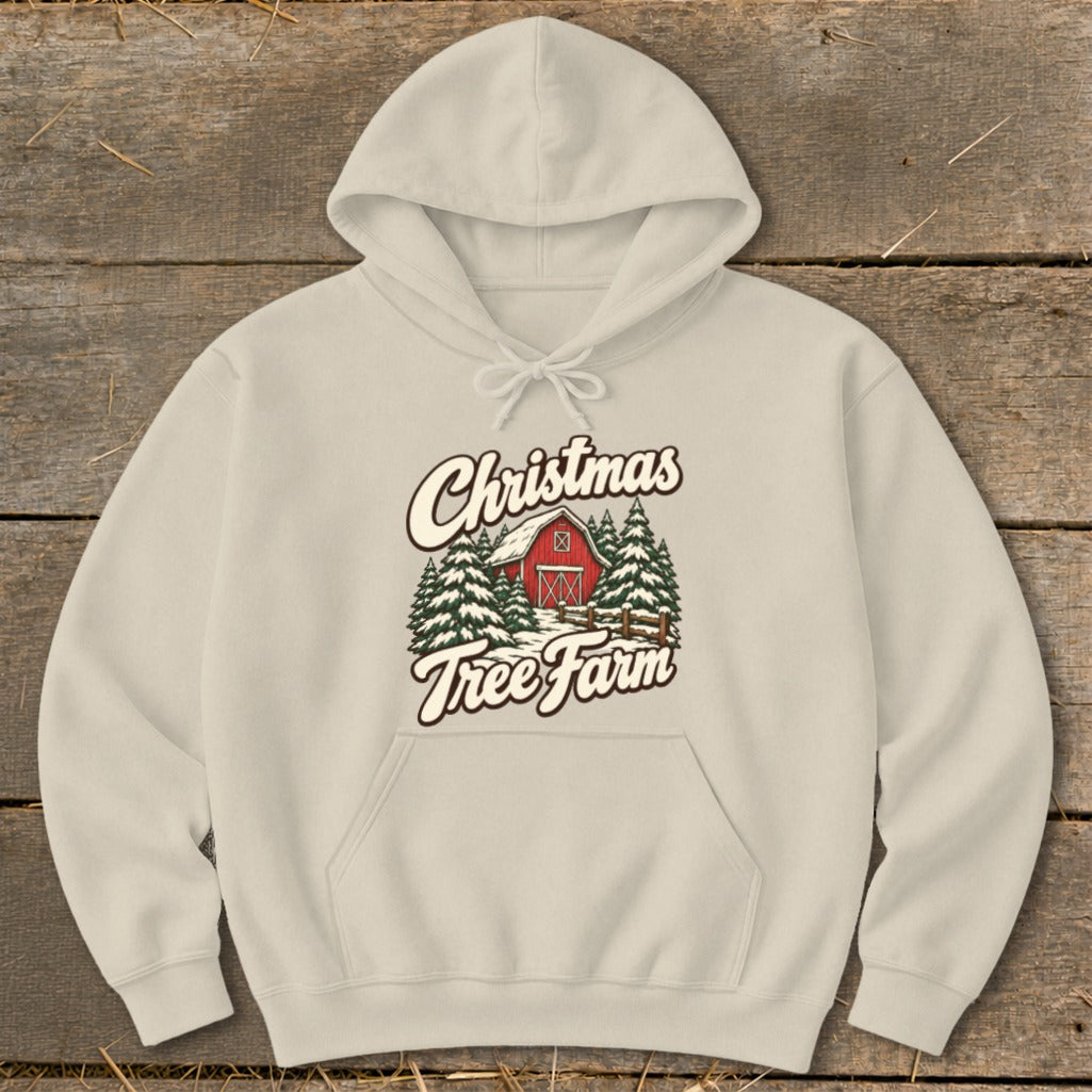 Christmas Tree Farm Barn Hoodie product image 6