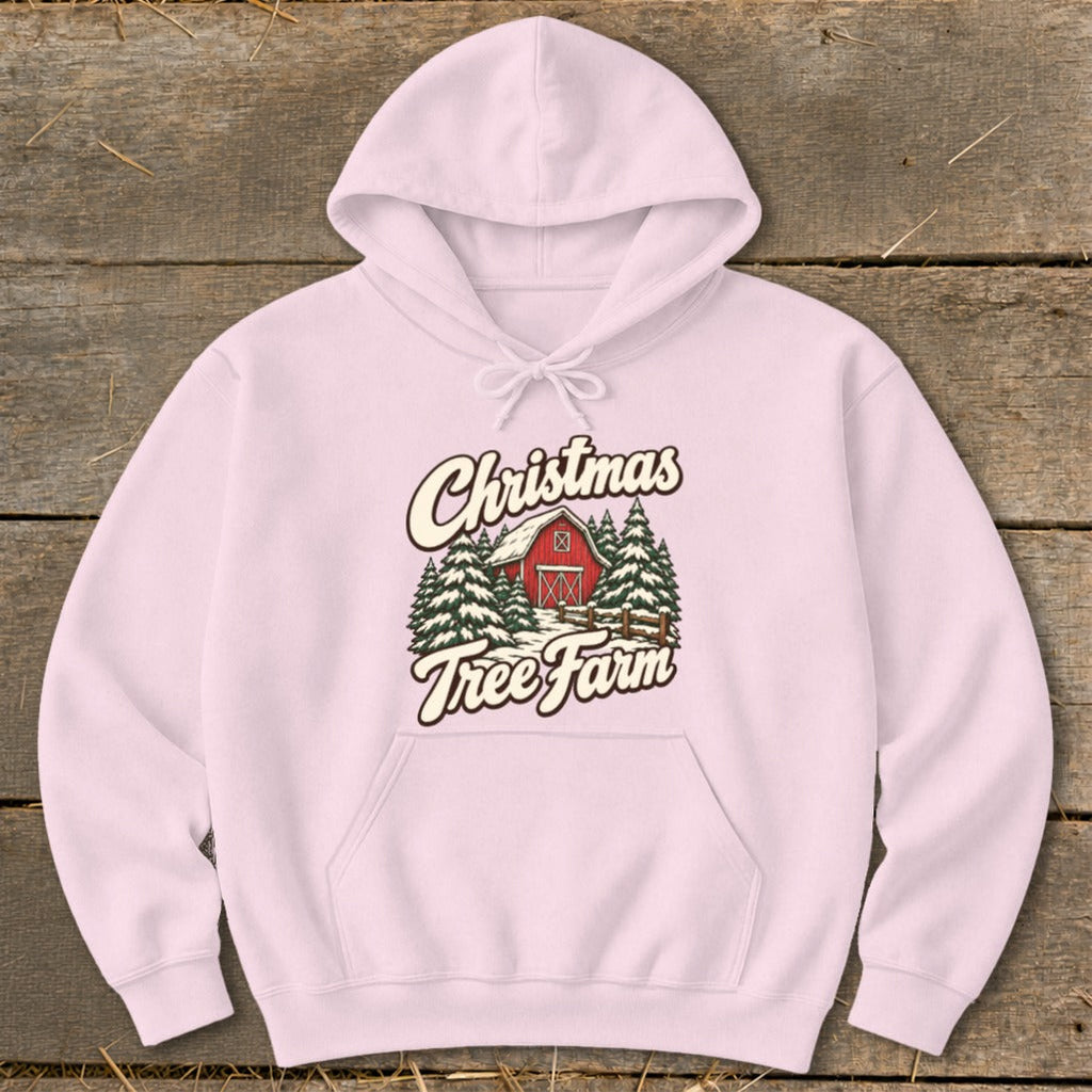 Christmas Tree Farm Barn Hoodie product image 7