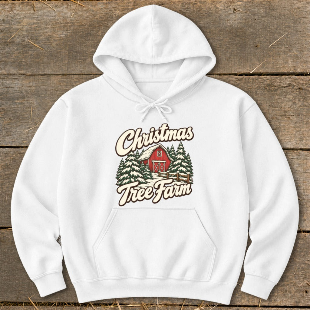 Christmas Tree Farm Barn Hoodie product image 1