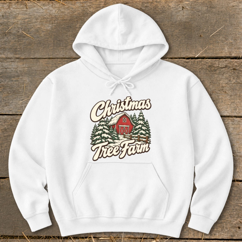 Christmas Tree Farm Barn Hoodie product image 1